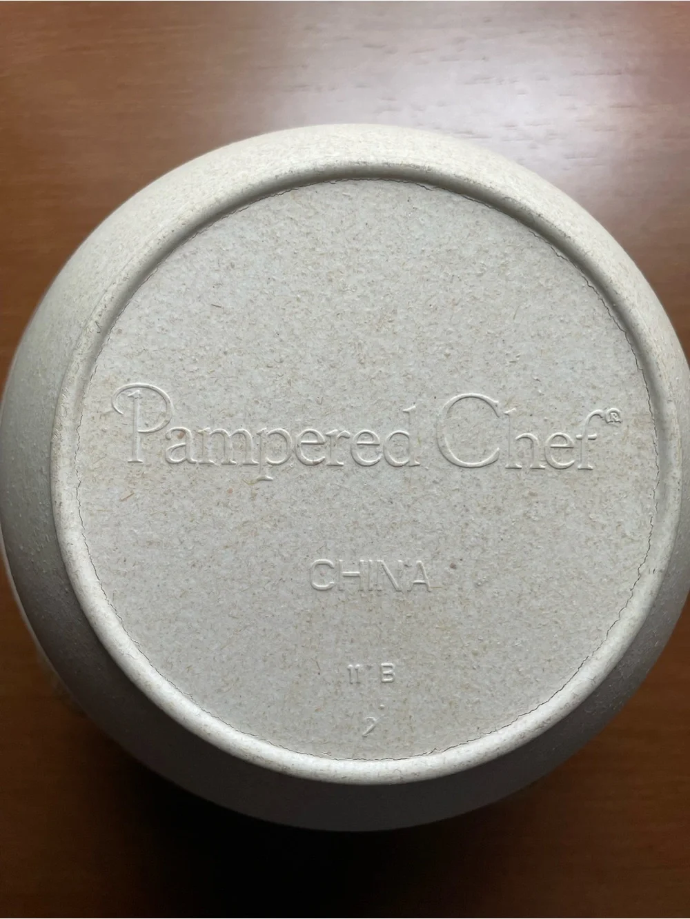 Pampered Chef Bamboo Fiber Mixing Bowl 7.5